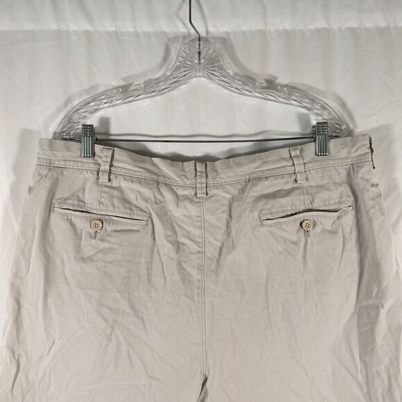 J. Crew Chino Shorts 38 Khaki Pockets Button Zip 10" Inseam 100% Cotton - Picture 9 of 11